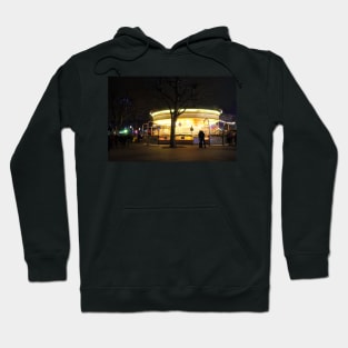 Merry Go round near river thames Hoodie